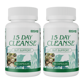 BSYS Intestinal Cleanse Capsules Promote Regular Bowel Movements Digestive System Detox Support Gut Health DailyDetox GutHealthCare (Option: 2PCS)